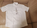 啄木鸟（TUCANO）衬衫男士夏季短袖衬衣商务正装纯色休闲时尚百搭男装 白色 5XL 实拍图