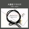 优家（UPLUS）韩式清新高弹力发绳头绳发圈皮筋扎头发橡皮筋经典黑12根 实拍图