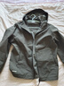 乔丹运动外套男风衣秋冬季防风防泼水连帽户外夹克长袖上衣 深褐绿-2173 -双层 XL 实拍图