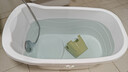 捷贝（Jebe baby）成人浴桶大人泡澡桶沐浴桶加厚全身可坐大号家用带盖浴缸塑料浴盆 象牙白简约款98CM无盖 实拍图