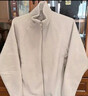 优衣库男装女装摇粒绒拉链茄克/长袖外套廓系夹克479792 30 浅米色 XL /180/108B 实拍图
