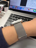 WITGOER【双磁吸丨更牢固】米兰尼斯表带适用苹果applewatch s11/10/9/8/7/5se/ultra2iphone商务不锈钢 实拍图