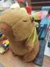 贝尚星 卡皮巴拉玩偶生日礼物女生毛绒玩具男公仔布娃娃背包乌龟23cm 实拍图
