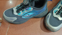 鸿星尔克（ERKE）童鞋男女童运动鞋儿童中大童缓震型跑鞋正黑/数码蓝35 实拍图