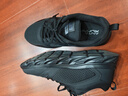 安踏男鞋运动鞋男秋冬季男士软底网面透气跑步鞋休闲鞋皮面防水鞋子男 (秋季软底缓震运动鞋)黑 42 （8.5码） 实拍图