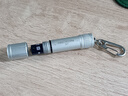 耐朗（NICRON）便携钥匙扣手电筒 N1 迷你防水 轻量便携小手电 N1银色【白光100LM】【手电筒+7号干电池】 实拍图