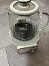 美的（Midea）花漾0胶水全玻璃养生壶 多功能煮茶壶 母婴烧水壶 恒温电热水壶 全自动一体煮茶器1.2L YS12B302J 实拍图