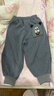 马·拉丁马拉丁童装儿童裤子冬男小童趣味口袋装饰立体分割针织长裤 中杂灰 120 实拍图