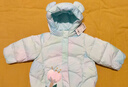 迷你巴拉婴儿羽绒服冬季新款男女童加厚保暖洋气宝宝厚款保暖外套 炫彩蓝00388 【高标白鸭绒】 90 【充绒量61.4g】 实拍图