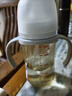 贝亲（Pigeon）自然离乳 PPSU重力球吸管双把手奶瓶 240mL  6月+ AA252 实拍图