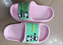 LA CHAPELLE HOMME男女儿童室内居家防滑洗澡软底可爱卡通凉拖鞋 绿色 32-33 实拍图