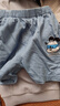 巴布豆儿童牛仔短裤男童夏季新款舒适纯棉裤子男孩夏天休闲五分裤 浅蓝 眼镜巴布X 110 实拍图