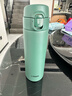 虎牌（TIGER）保温杯 轻量型不锈钢真空一键开启弹盖杯 MOY-A48C-GZ雨林绿480ML 实拍图