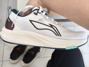 李宁（LI-NING）赤兔8跑步鞋男鞋2025新款轻量高回弹中考体育竞速运动鞋 乳白色/沙丘卡其-1 42 (265mm) 实拍图