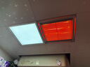 法西蒙（FAXEMON） 集成吊顶碳纤维 光波浴霸灯超薄6CM 灯泡取暖器卫生间置顶嵌入式 奢华银 300X300 实拍图
