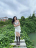 狄德拉棕色长筒靴女厚底内增高小个子不过膝骑士靴v口加绒显瘦高筒靴 平底款棕色单里 37 (235mm) 偏大一码 实拍图