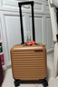 新秀丽（Samsonite）行李箱16英寸拉杆箱便携旅行箱包HG0芥末黄密码登机箱 实拍图