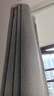沫梵【窗帘+伸缩杆】窗帘免打孔安装布艺窗帘棉麻感遮光卧室成品 浅灰(遮光93%左右) 适用宽1.6-2.1米【窗帘高1.8米】 实拍图