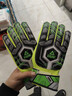 匹克守门员手套带护指天然乳胶防滑耐磨减缓冲击成人儿童专业训练门将手套足球手套守门员装备绿色9号 实拍图