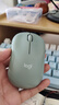 罗技（Logitech）M221 轻音鼠标 无线鼠标 办公鼠标 对称鼠标 带无线微型接收器 薄荷绿 实拍图
