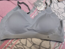 十月结晶哺乳文胸上开口无钢圈内衣孕产妇喂奶胸罩 肤色+蓝色2件装 M码  实拍图