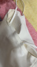 草本初色免穿内衣女背心美背打底内搭一体式带杯垫文胸 月光白【短款】 M 实拍图