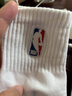NBA袜子男士秋冬休闲运动袜吸汗无骨棉袜抗菌消臭训练跑步篮球袜3双 实拍图