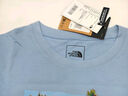 The North Face北面短袖T恤男户外舒适时尚印花短袖88GJ 冷苍蓝/QEO L 实拍图