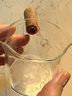 玻璃小奶盅带刻度带木手柄奶杯木柄奶盅司浓缩咖啡萃取量杯咖啡杯 双嘴 实拍图