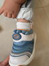 巴布豆学步鞋秋男宝毛毛虫防滑透气儿童机能鞋软底男女童鞋靛蓝20码 实拍图