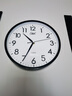 康巴丝（Compas）挂钟客厅 静音走时简约石英钟表挂墙时钟 c2855 黑色 26cm直径 实拍图