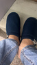 回力日系柔软情侣棉拖秋冬家居室内保暖棉鞋男款HL0006蓝色42-43码 实拍图
