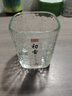 玻璃杯高级ins锤纹初雪水杯酒杯功夫小茶杯子透明日式简约家用 初雪杯230ML 1只 实拍图