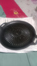 麦饭石烤肉盘家用不粘锅铁板烧韩式烤肉锅电磁炉卡式炉户外烤盘 太阳花烤盘28cm 实拍图