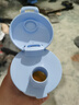 特百惠（Tupperware）茶韵500ML塑料杯男女士学生夏季运动水杯子户外便携大容量 冰水蓝 实拍图
