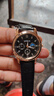 正品男士手表高档休闲石英表简约气质男表皮带高颜值罗马时尚腕表 黑色运动款 实拍图