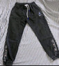 头号青年牛仔裤男秋冬季复古宽松工装裤子潮流加大码男装休闲裤男 黑 6XL 实拍图