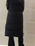 断码新款羽绒服男女同款白鸭绒加厚保暖中戏院外套中长款羽绒服 黑色 男女同款 S 适合60到95斤穿 实拍图