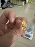周六福小金花足金999黄金耳钉女生日礼物计价AC090379  一对 约0.67g 晒单实拍图