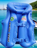 适美佳儿童游泳背心充气救生衣浮力马甲泳校浮圈男女童游泳训练戏水装备 蓝色 L号建议35-50斤 实拍图