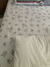 洁丽雅夹棉床盖床单单件加厚韩版花边款双人床罩  清新花蕊 230*250cm 实拍图