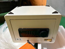 欧奈斯ONNAIS保险柜家用小型25cm办公密码WIFI保险箱防盗指纹入墙报警手机智能新款商用保管箱床头全钢保管柜 25cm典雅白电子密码（远程授权） 实拍图