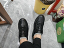 金利来（Goldlion）男鞋男士休闲鞋时尚简约舒适透气轻便板鞋G539330338AAA黑色42 实拍图