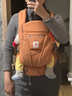 ERGObaby二狗背带婴儿抱娃神器四季透气外出旅行遛娃神器breeze解放双手 Omni Deluxe赤土色+口水巾 实拍图