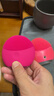 斐珞尔（FOREO）露娜洁面仪LUNA mini3净透洁面仪平衡油脂洗脸仪电动清洁毛孔洗脸神器樱桃红充电款 实拍图