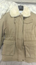 UR2025冬季新款女装休闲复古工装风羊羔毛领羽绒服UYL150036+ 卡其 (偏宽松) XS 实拍图