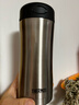 膳魔师（THERMOS）保冷保温杯400ML高真空不锈钢商务办公保温杯JCG-400C SBK 实拍图