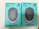 罗技（Logitech） M380 无线鼠标 无线2.4G 办公鼠标 百度AI智能语音输入打字翻译 家用办公型M380 珍珠白 实拍图