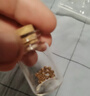 喜上眉梢喜饰黄金古法金珠999足金散珠硬金光面磨砂转运珠路路通圣诞礼物 3mm 重工古法珠五颗 0.5 实拍图