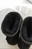 意尔康女靴雪地靴女士加绒加厚保暖棉鞋舒适百搭东北抗寒中筒靴子 黑色 加绒 36 实拍图